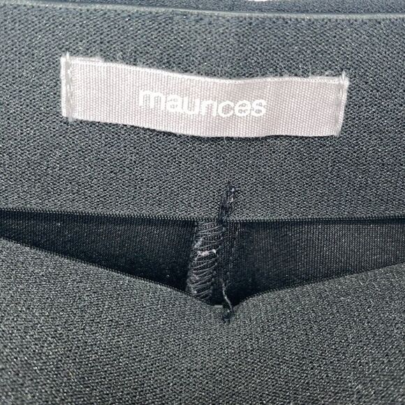Maurices Womens Pull-On Stretchy Bootcut Casual Pants Black Size Small - Picture 5 of 8